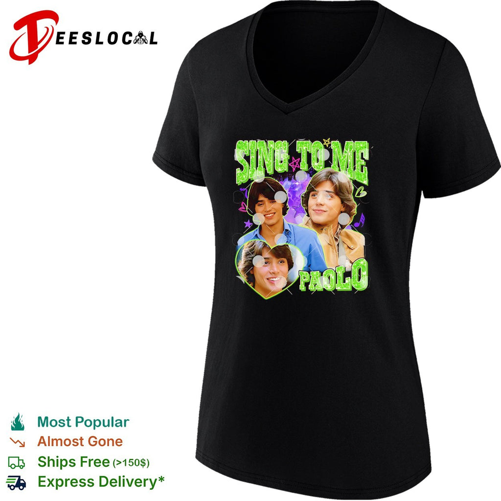 Izzie McGuire Sing To Me Paolo graphic shirt