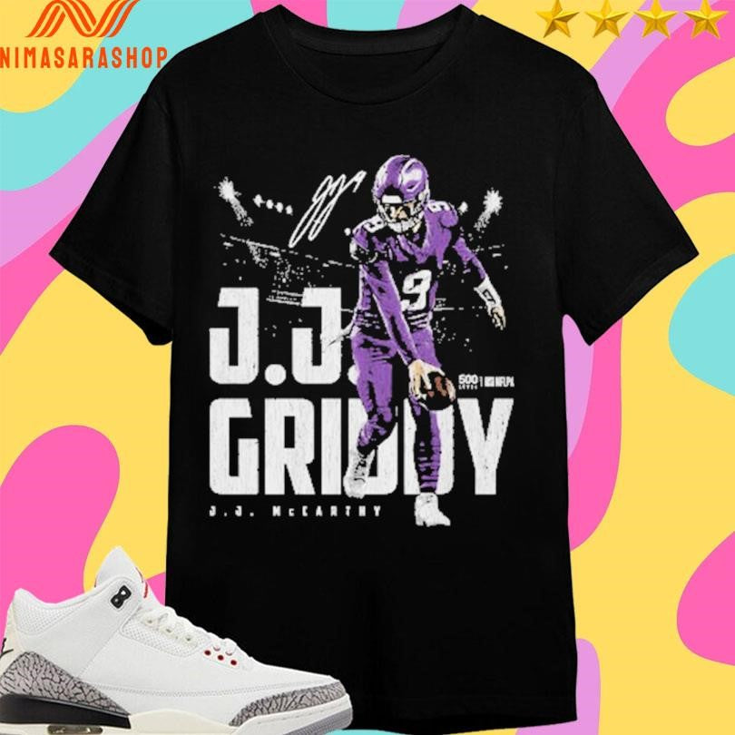 J.J. Mccarthy Minnesota Griddy Shirts