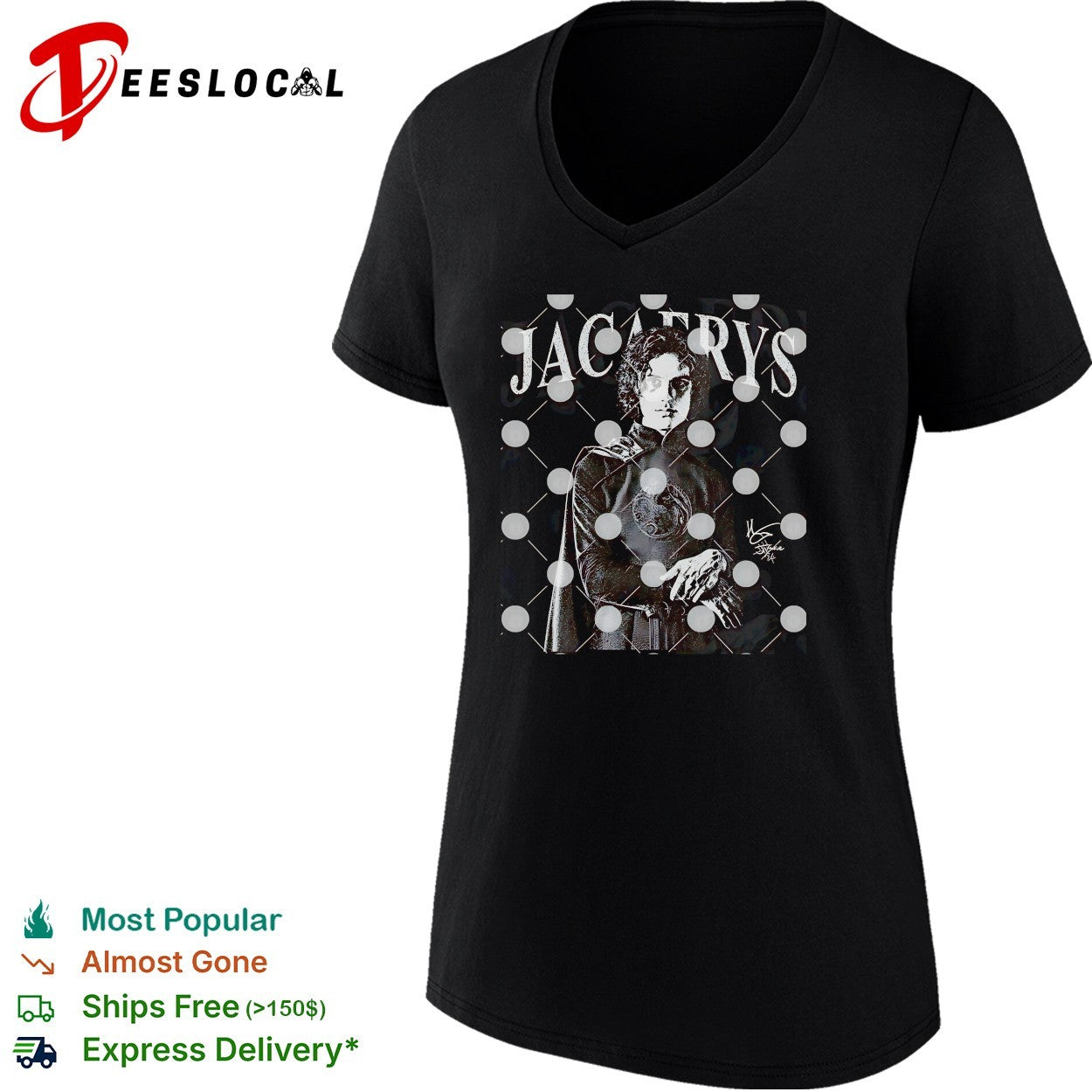 Jacaerys Velaryon House Of the Dragon signature portrait shirt