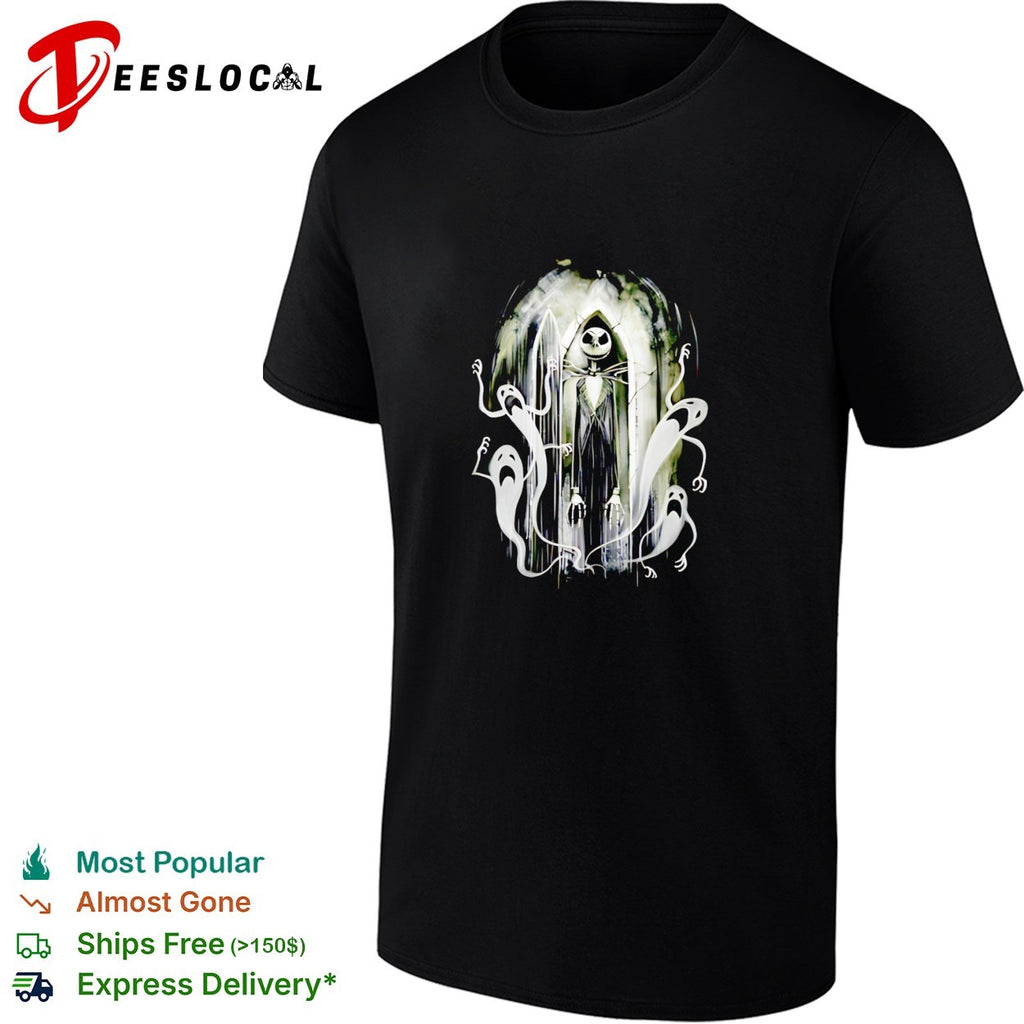 Jack Skellington in the style of Nosferatu shirt