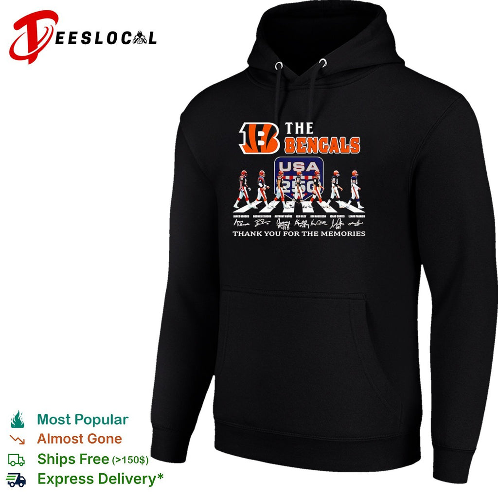 James Brooks Boomer Esiason Anthony Munoz Ken Riley Ken Anderson Isaac Curtis shirt