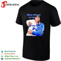 James Hetfield Metallica MyPillow sleep with one eye open gripping tight shirt