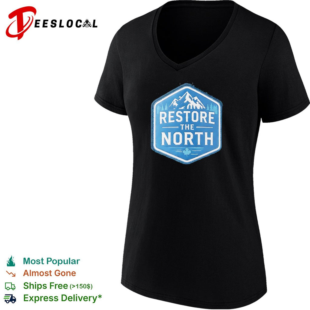 Jamil Jivani Restore The North mountain retro shirt