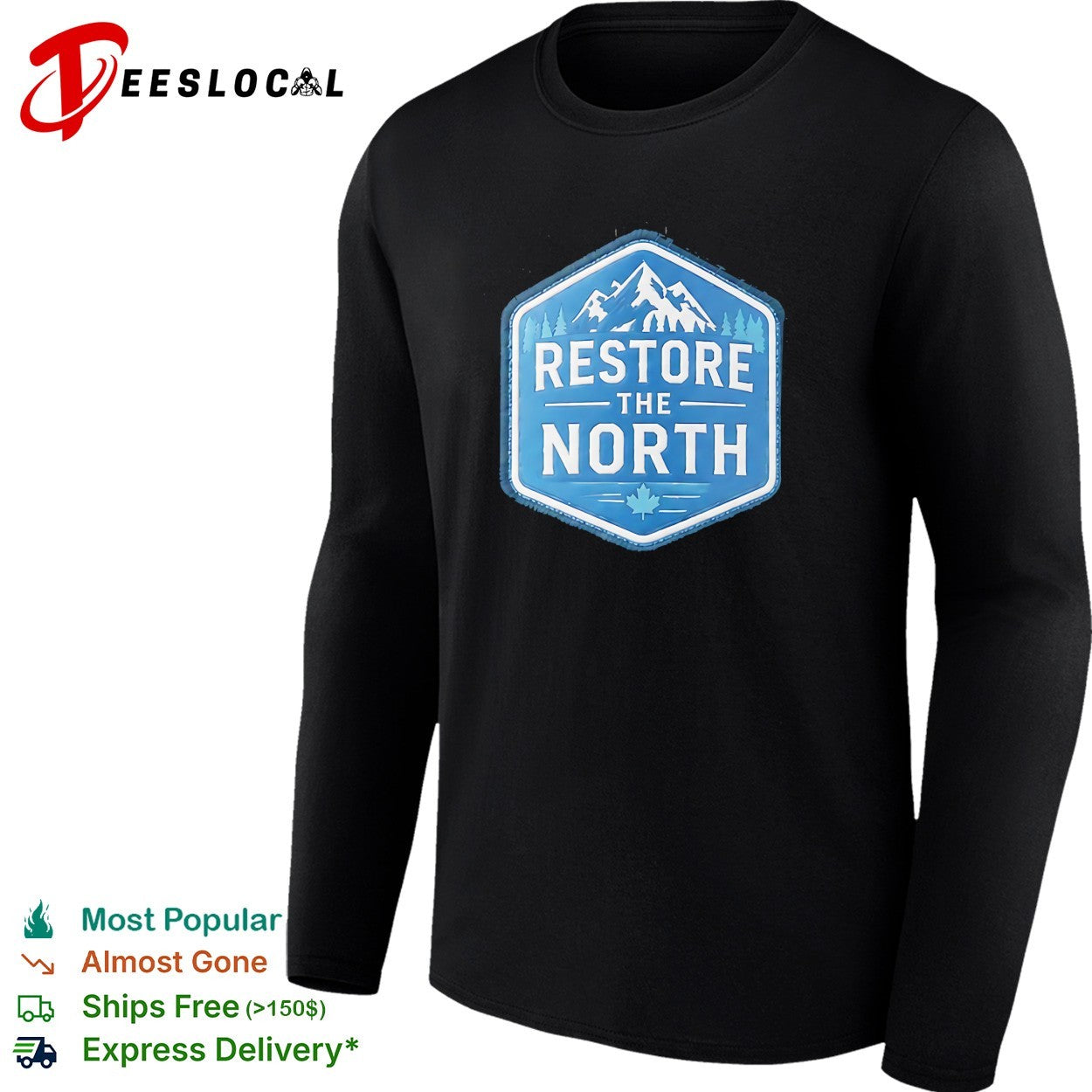 Jamil Jivani Restore The North mountain retro shirt