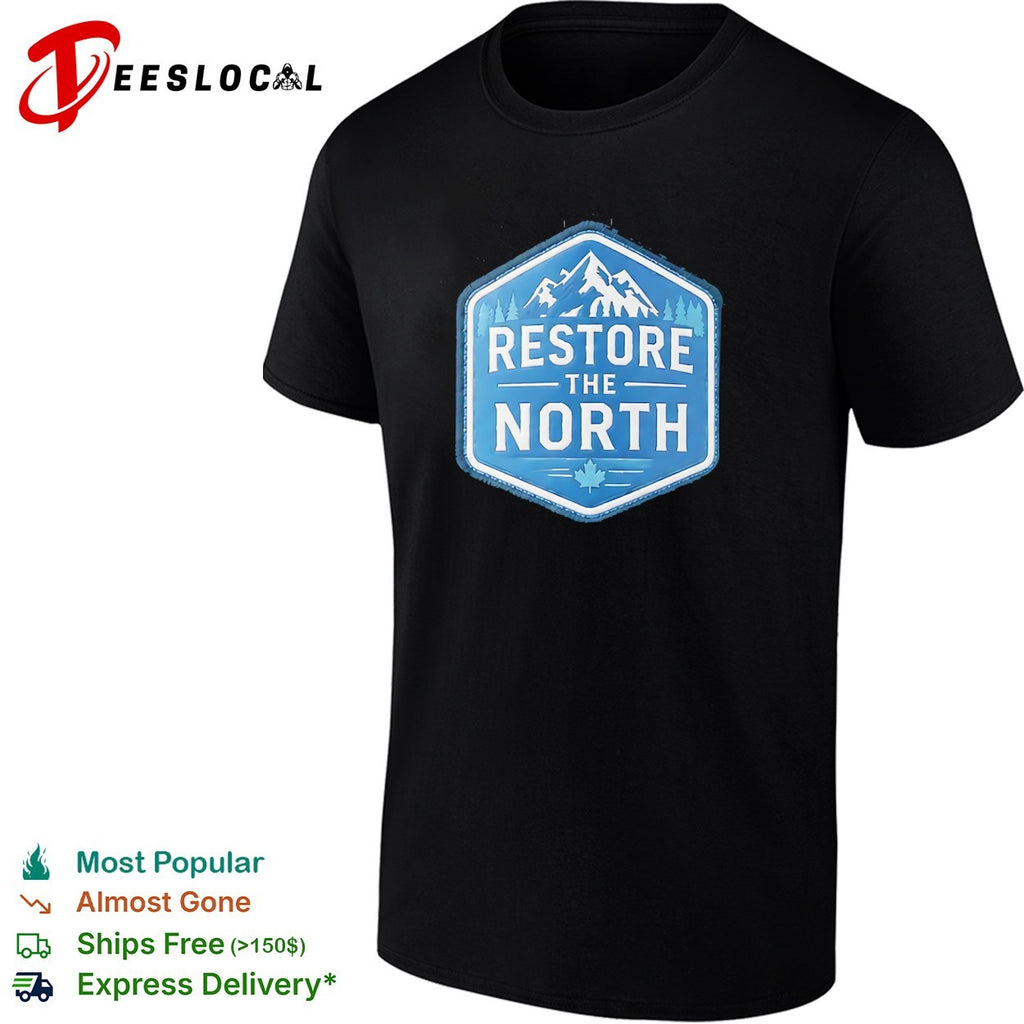 Jamil Jivani Restore The North mountain retro shirt