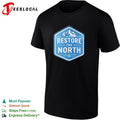Jamil Jivani Restore The North mountain retro shirt