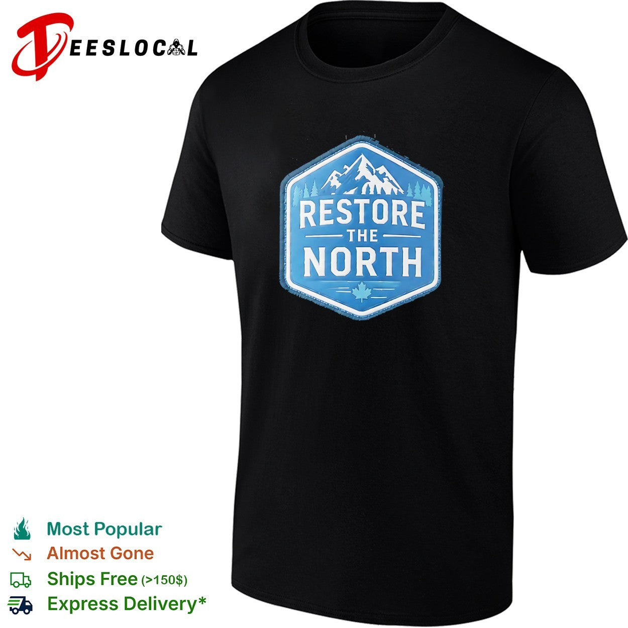 Jamil Jivani Restore The North mountain retro shirt