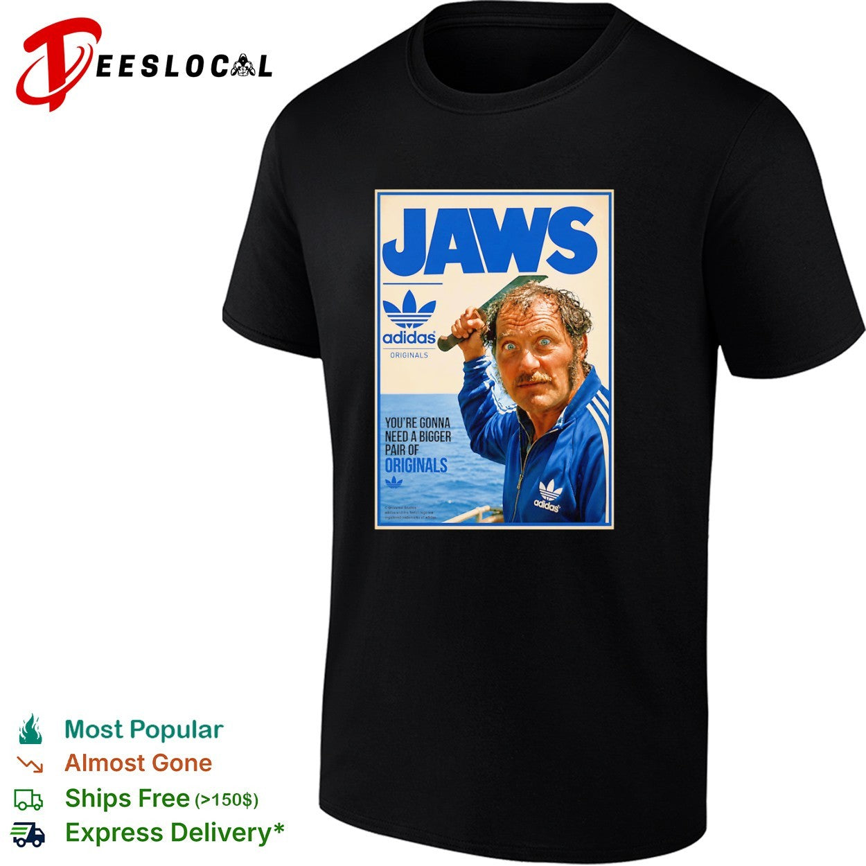 Jaws Originals Quint machete youre gonna need a bigger pair of shirt