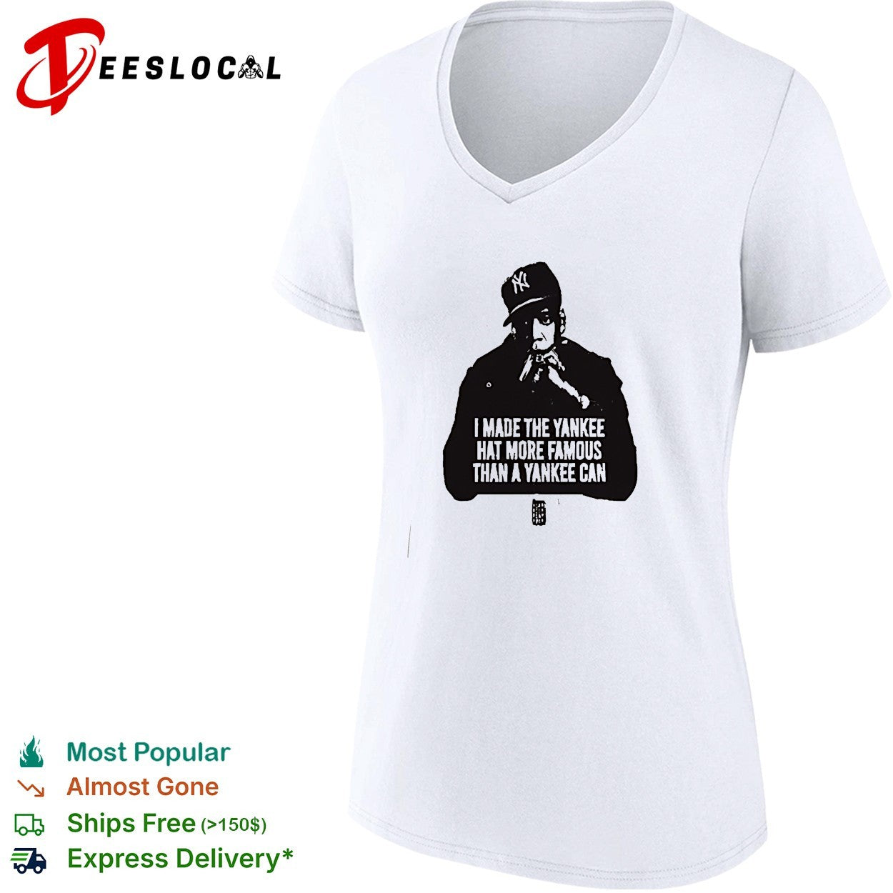 Jay Z New York Yankees hat more famous than a Yankee can shirt