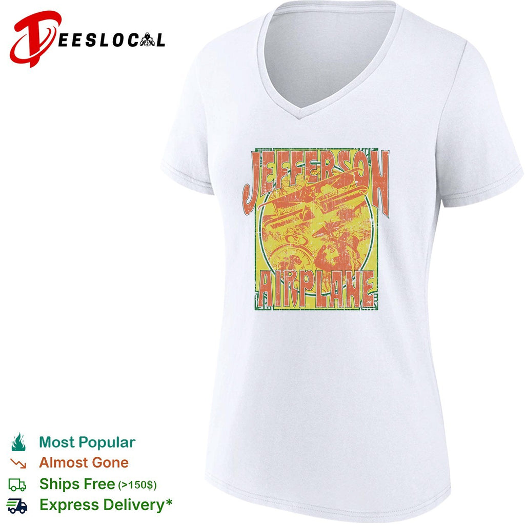 Jefferson Airplane distressed vintage band shirt