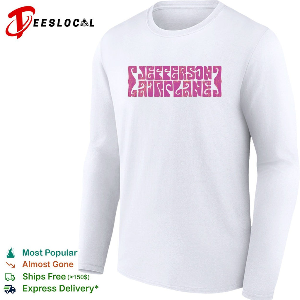 Jefferson Airplane psychedelic logo shirt