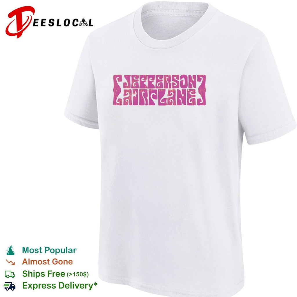 Jefferson Airplane psychedelic logo shirt