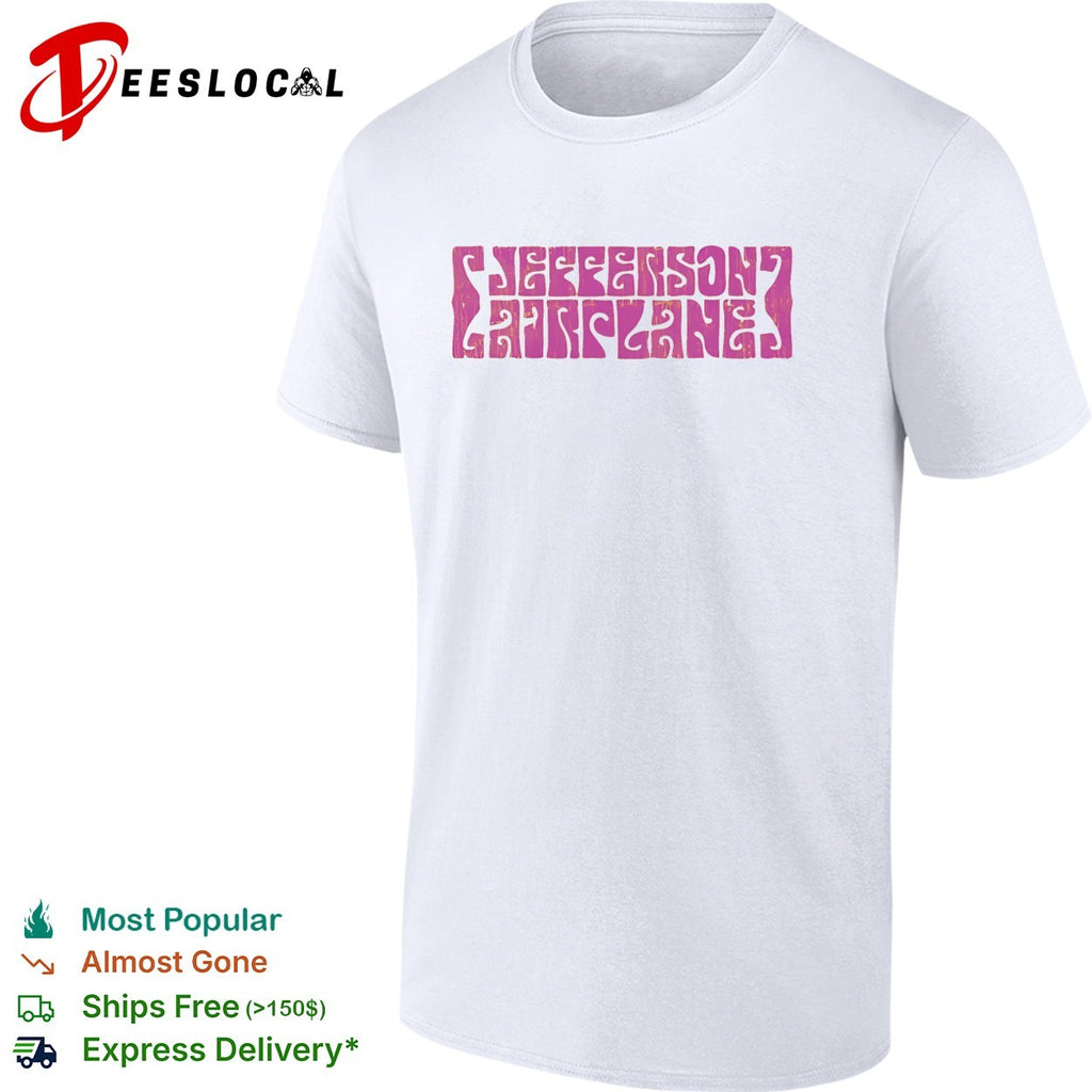 Jefferson Airplane psychedelic logo shirt