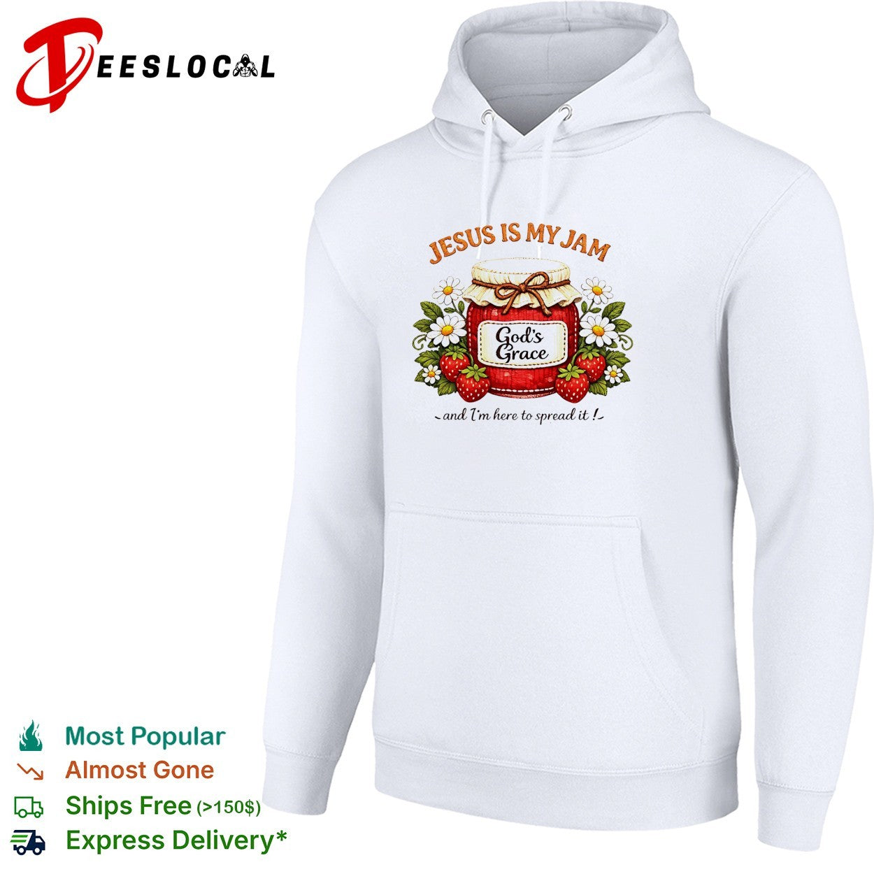 Jesus is my jam God’s grace and I’m here to spread it strawberry jar shirt