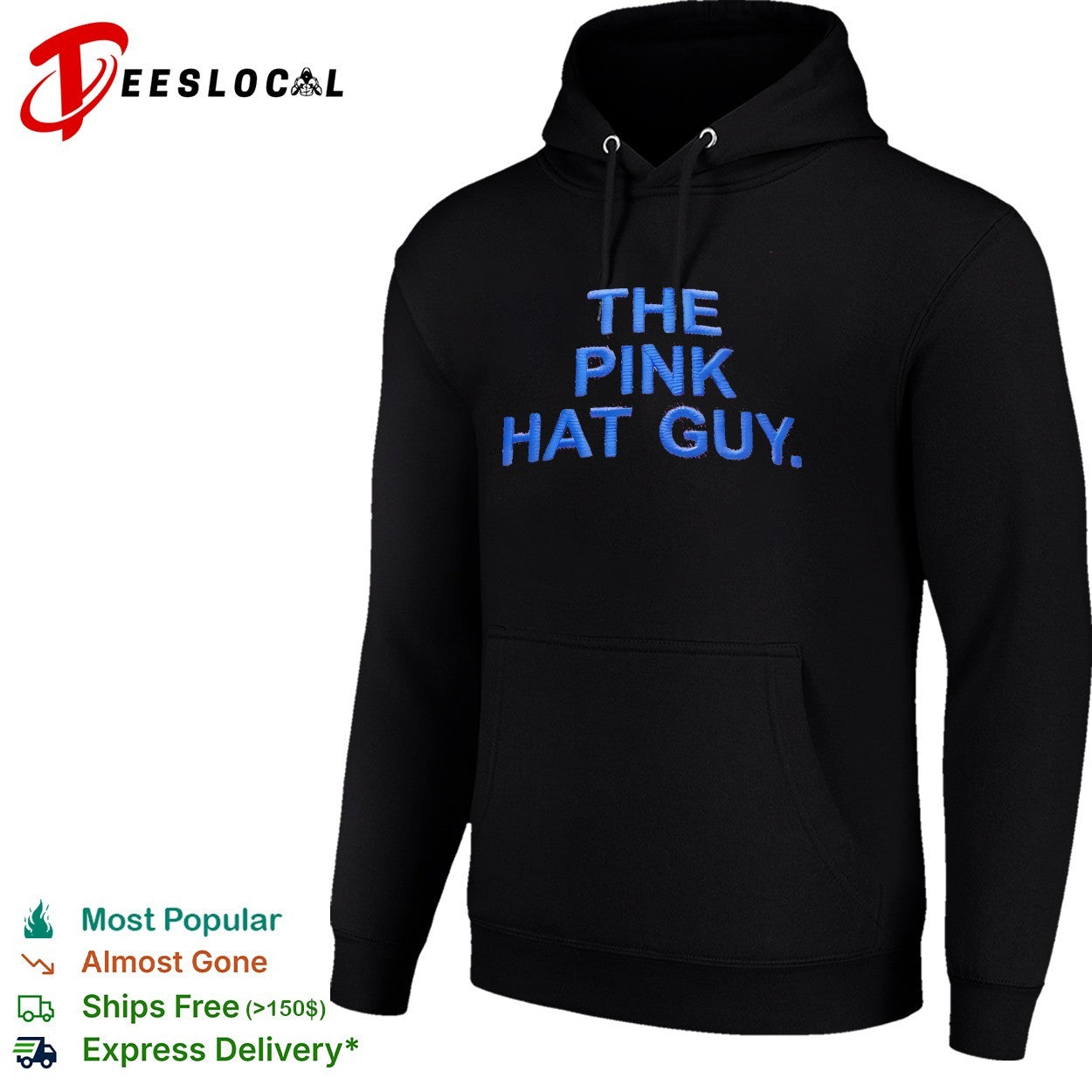 Jim Anixter wearing Chicago Cubs The Pink Hat Guy shirt
