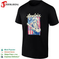 Jimi Hendrix guitar flag shirt
