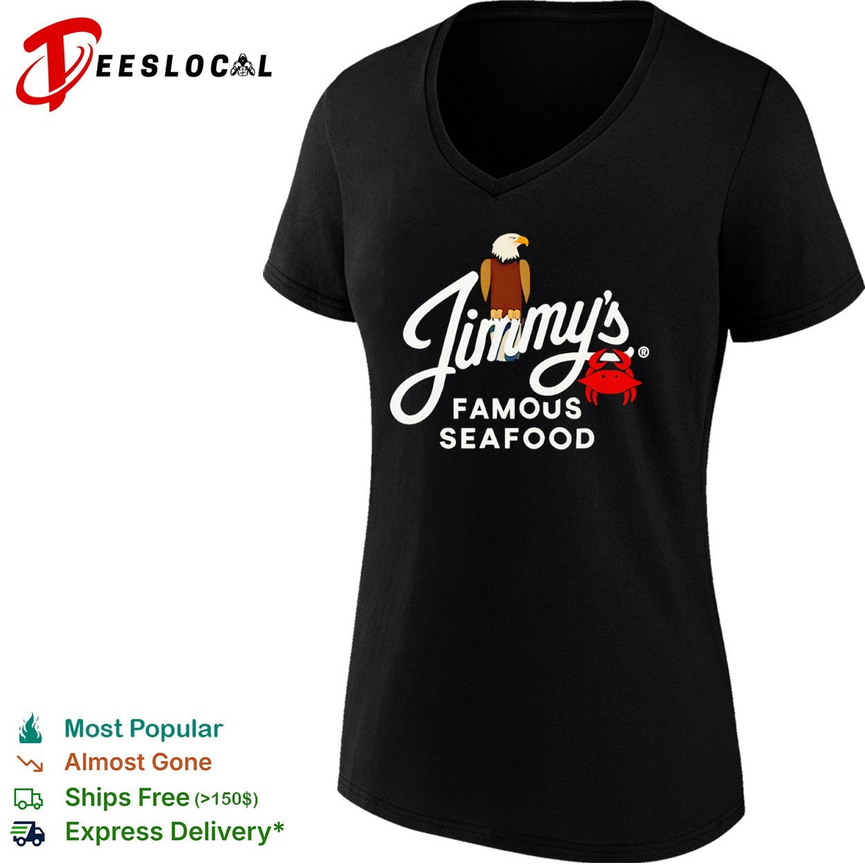 Jimmy’s Famous Seafood eagle shirt