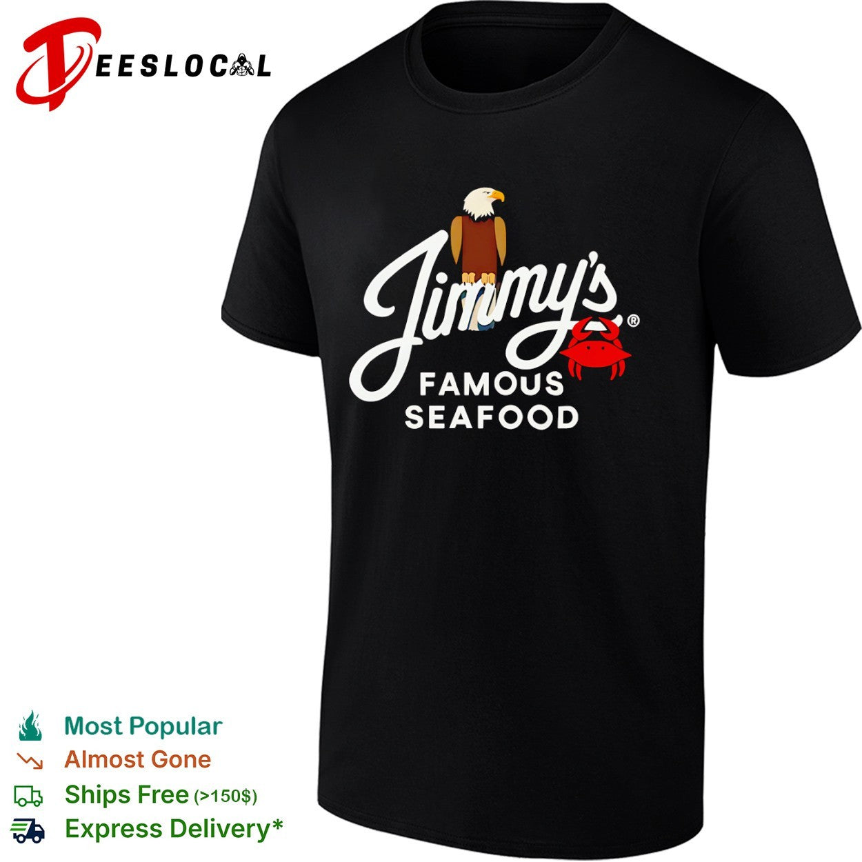 Jimmy’s Famous Seafood eagle shirt