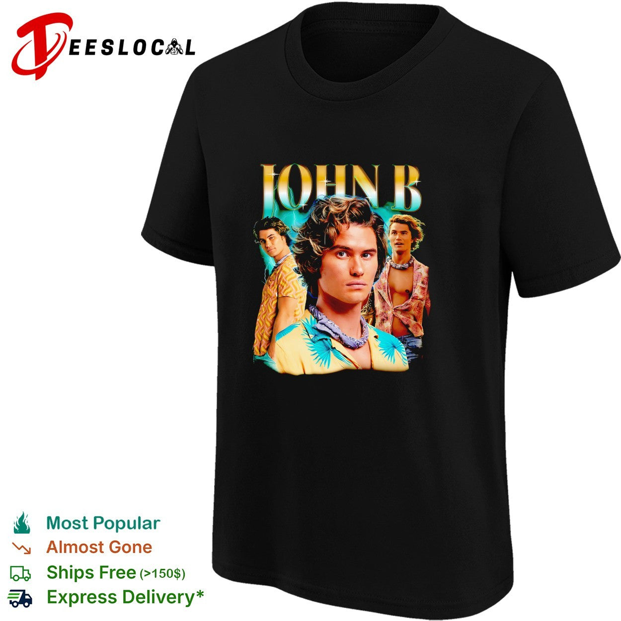 John B Outer Banks portrait vintage shirt