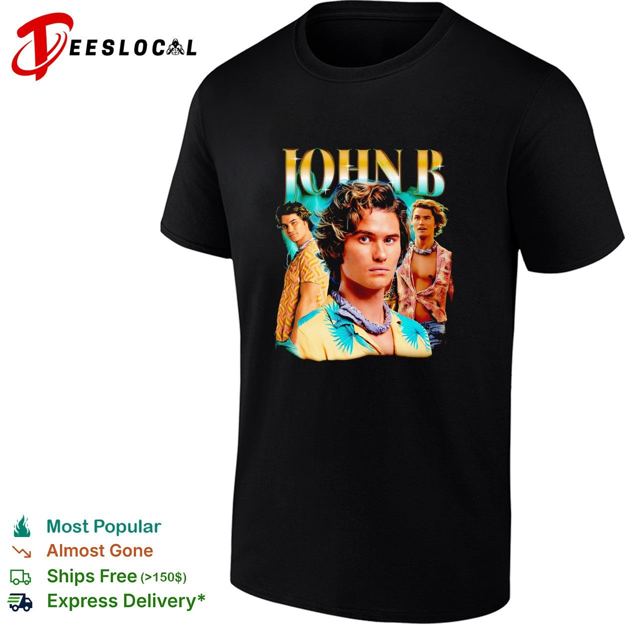 John B Outer Banks portrait vintage shirt