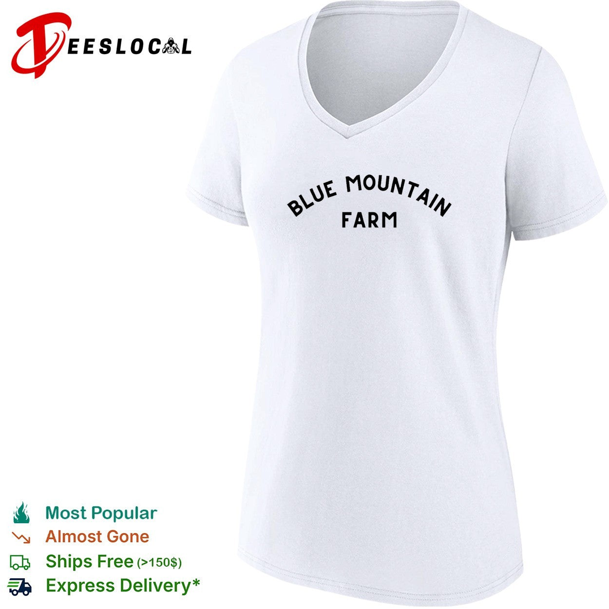 Jon Bray Antique Style Blue Mountain Farm shirt