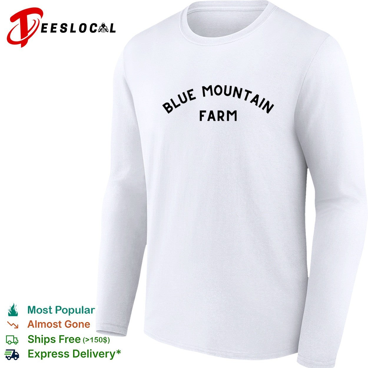 Jon Bray Antique Style Blue Mountain Farm shirt
