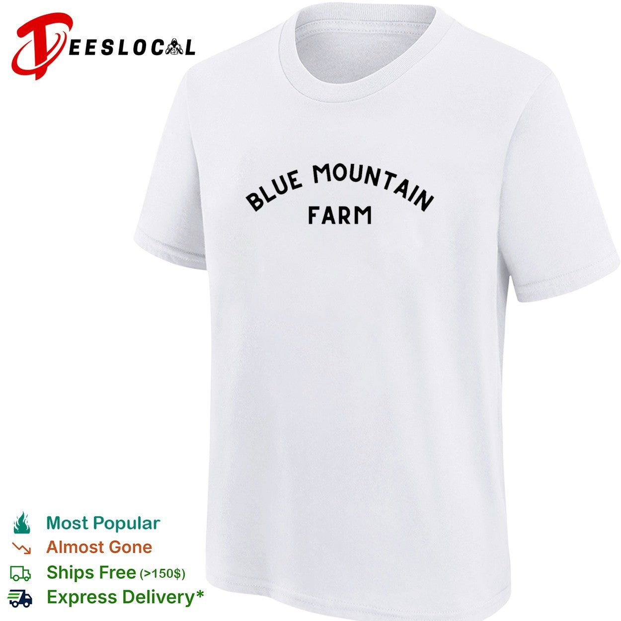 Jon Bray Antique Style Blue Mountain Farm shirt