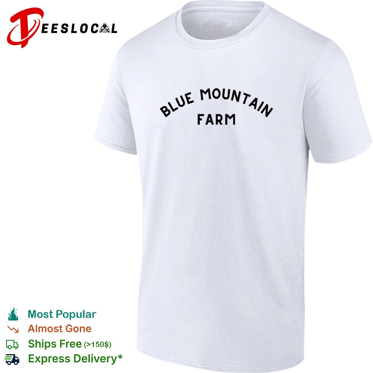 Jon Bray Antique Style Blue Mountain Farm shirt