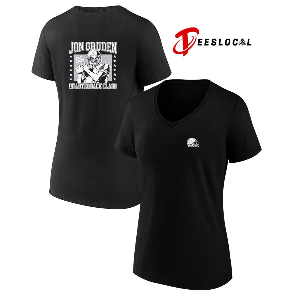 Jon Gruden quaterback class est 2024 helmet graphic shirt