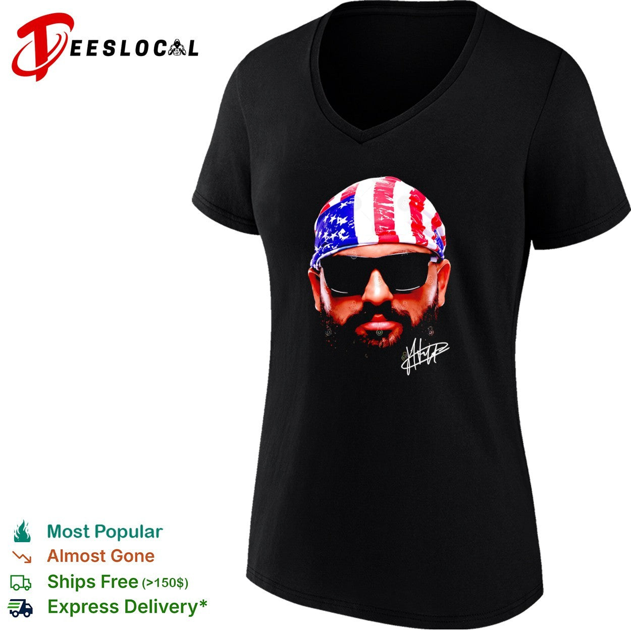 Josh Hokit UFC American Flag shirt
