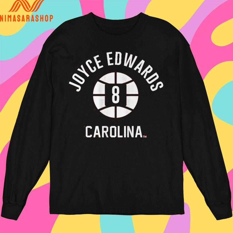 Joyce Edwards Name Number Ball 8 South Carolina Gamecocks Women’s Basketball Shirts