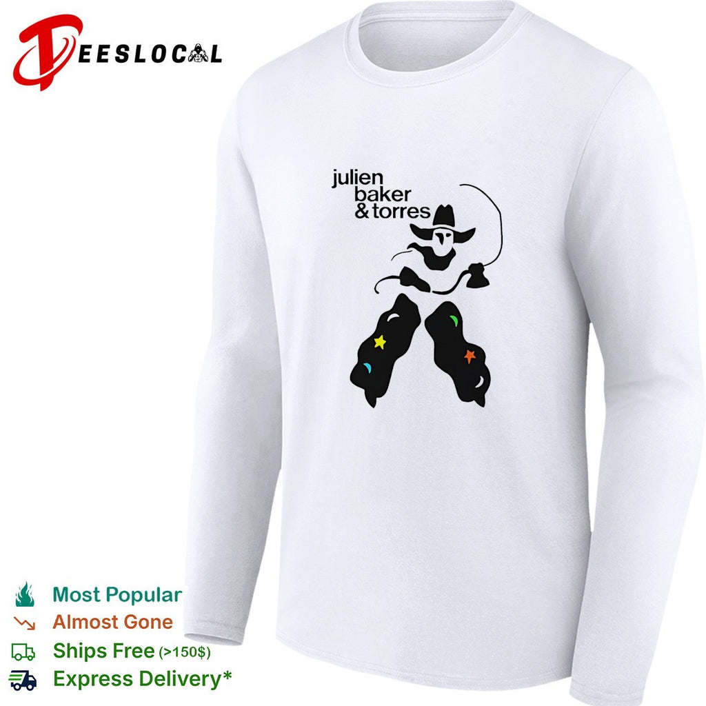 Julien Baker and Torres cowboy figure shirt