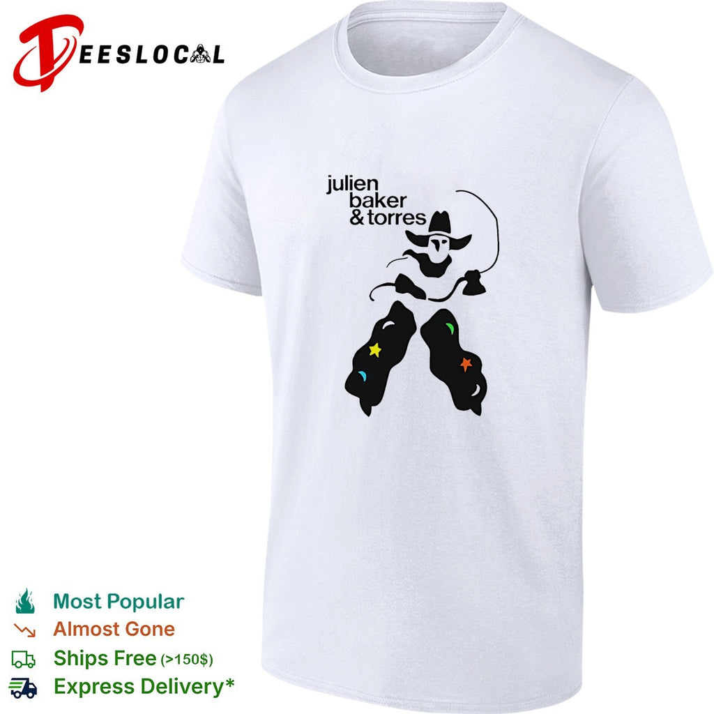 Julien Baker and Torres cowboy figure shirt