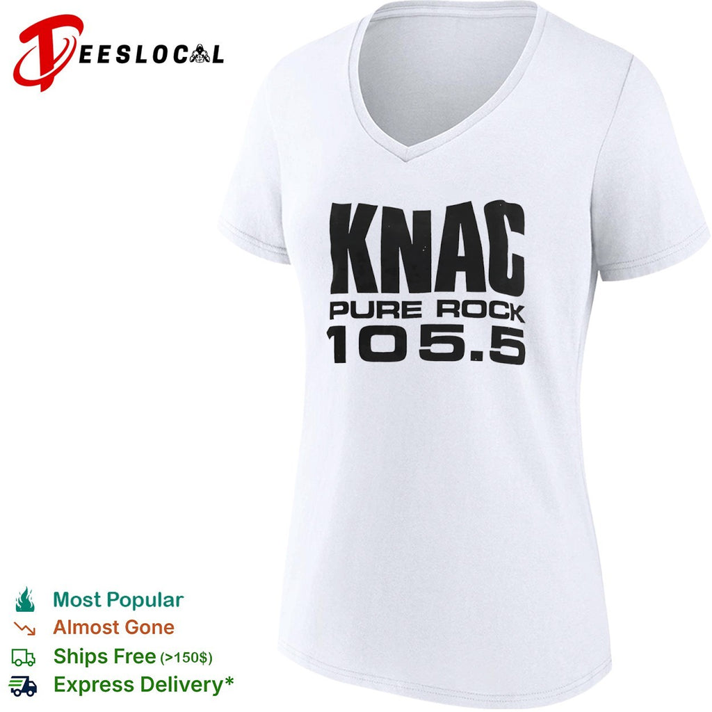 KNAC Pure Rock 105 5 radio station shirt