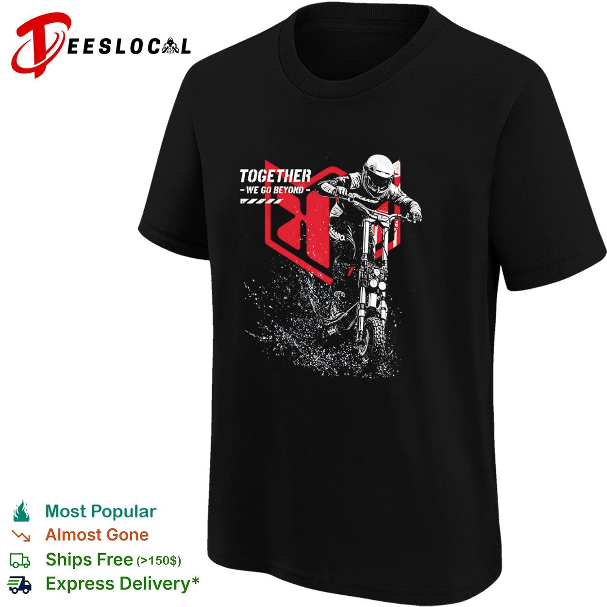 Kaabo electric scooter rider together we go beyond shirt
