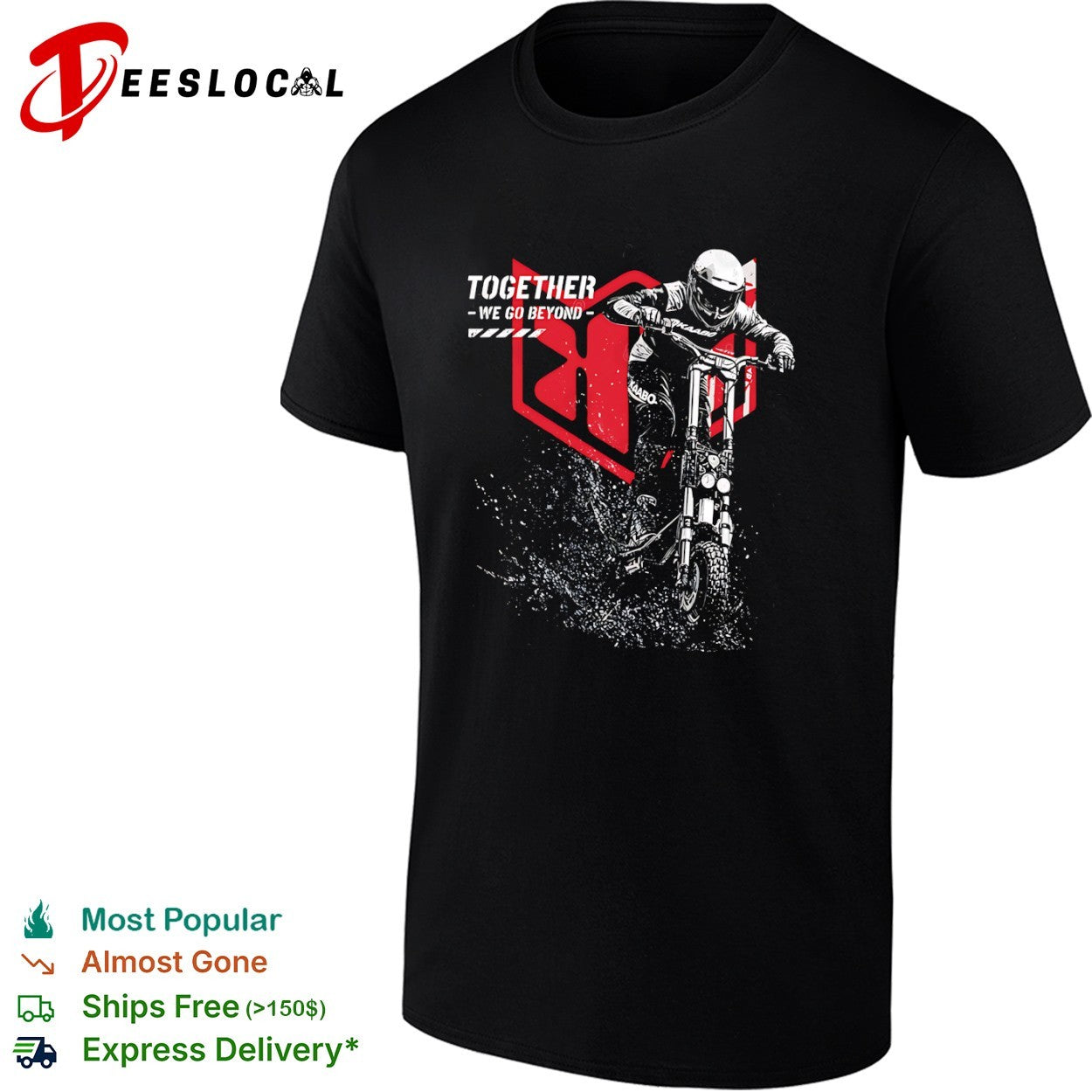 Kaabo electric scooter rider together we go beyond shirt
