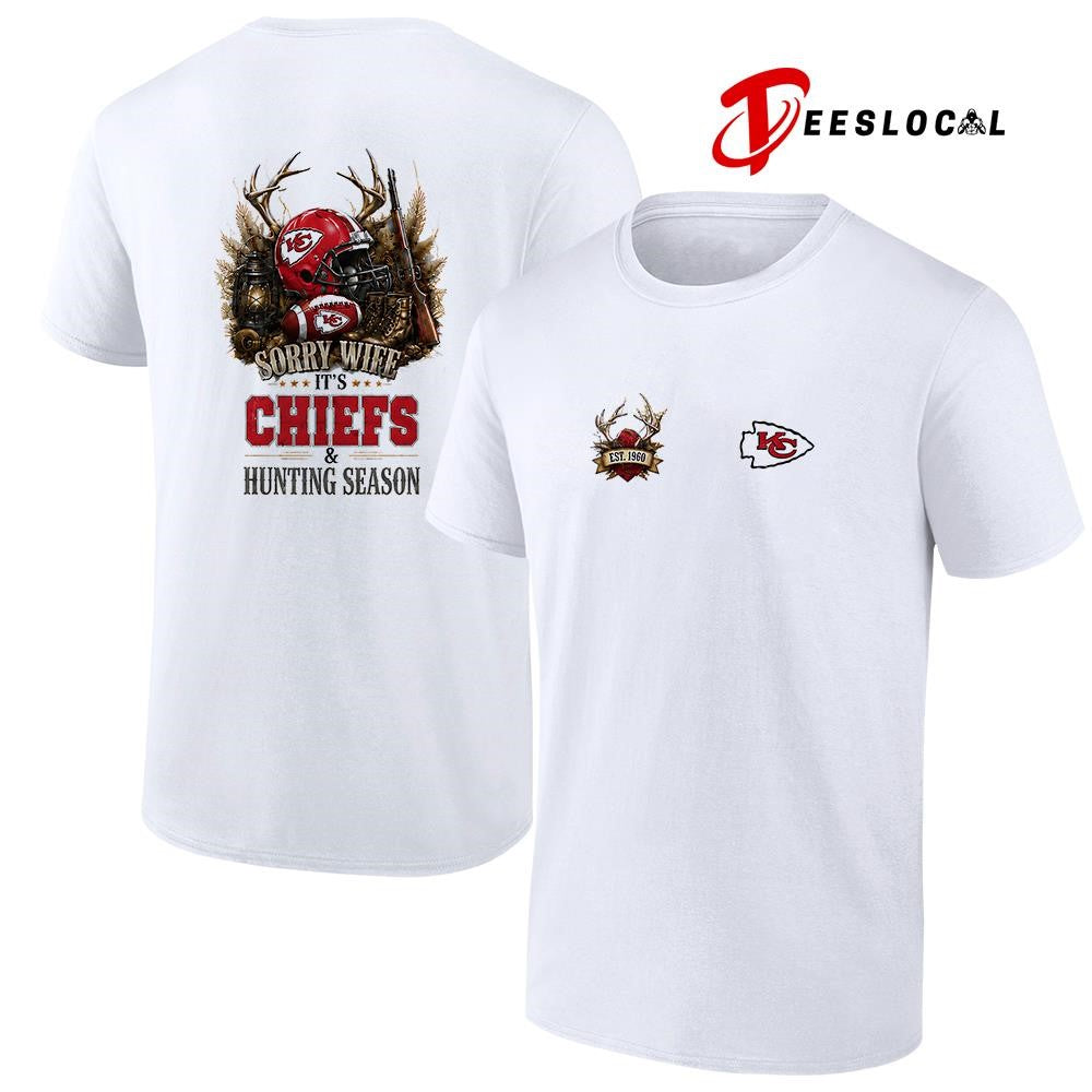 Kansas City Chiefs sorry wife it’s hunting season deer shirt