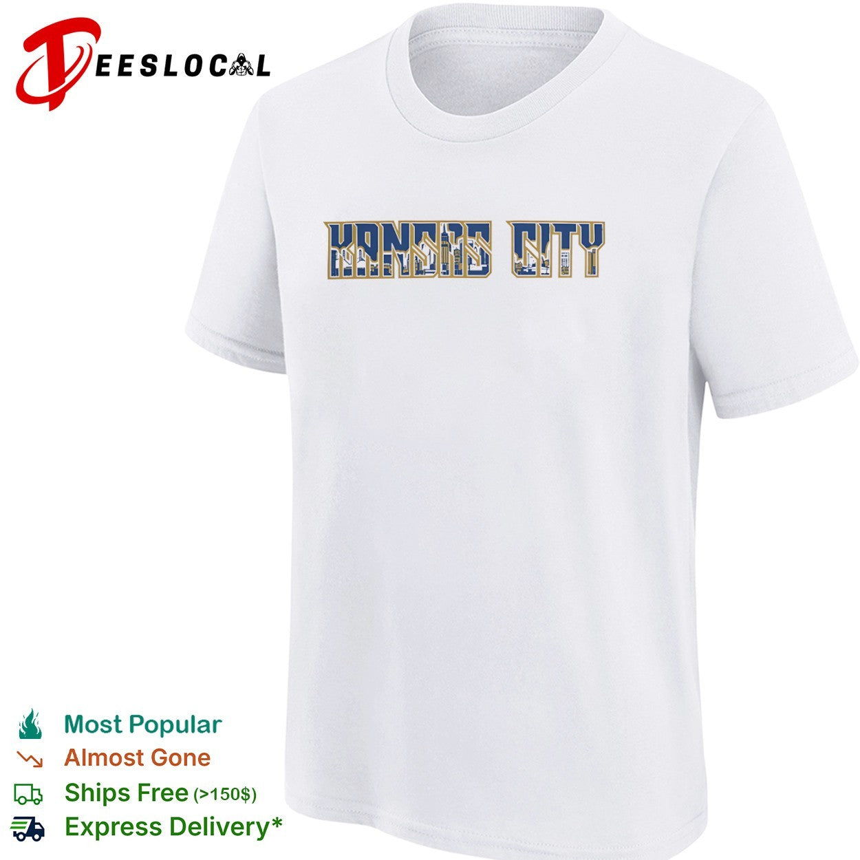 Kansas City Skyline Cityscape Shirt