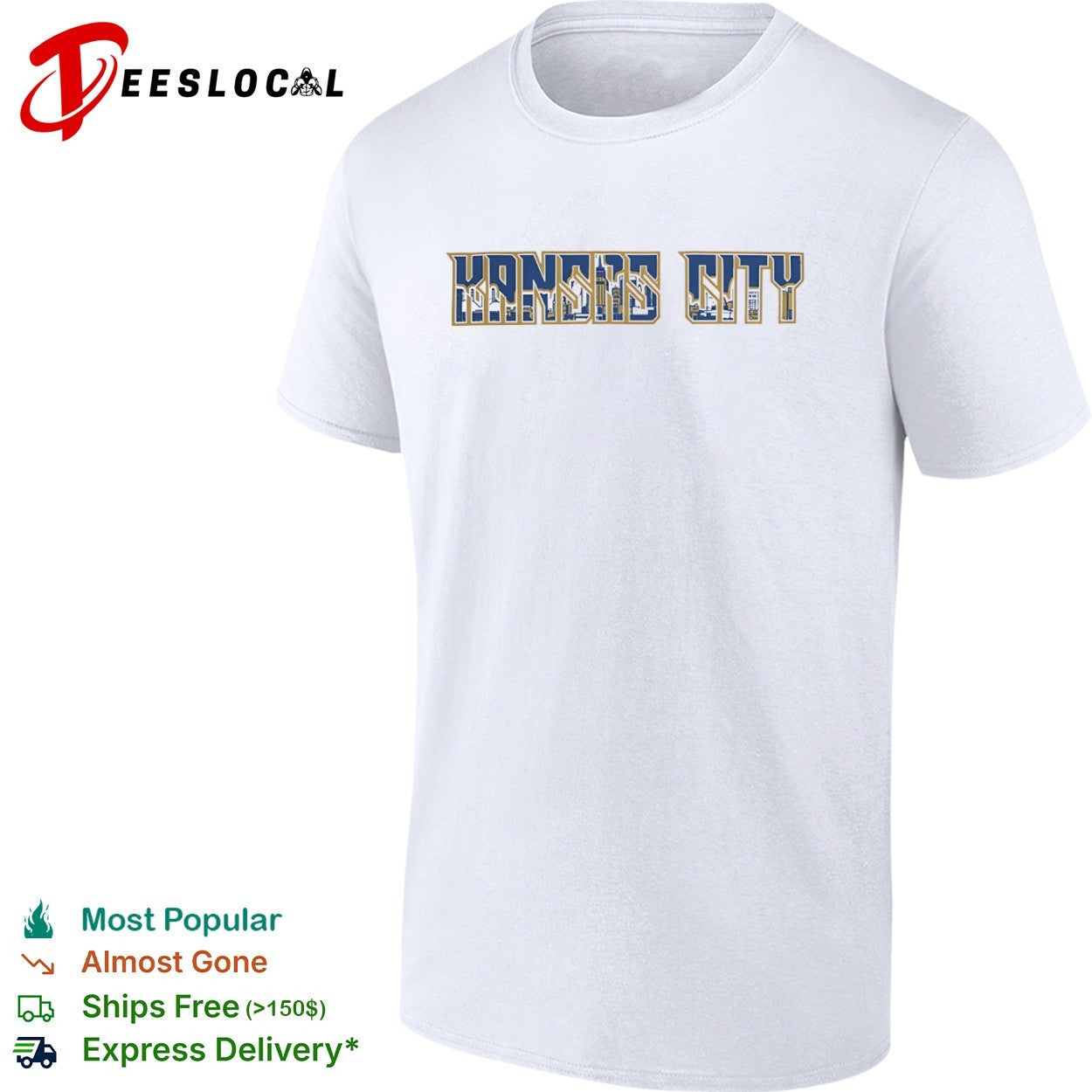 Kansas City Skyline Cityscape Shirt