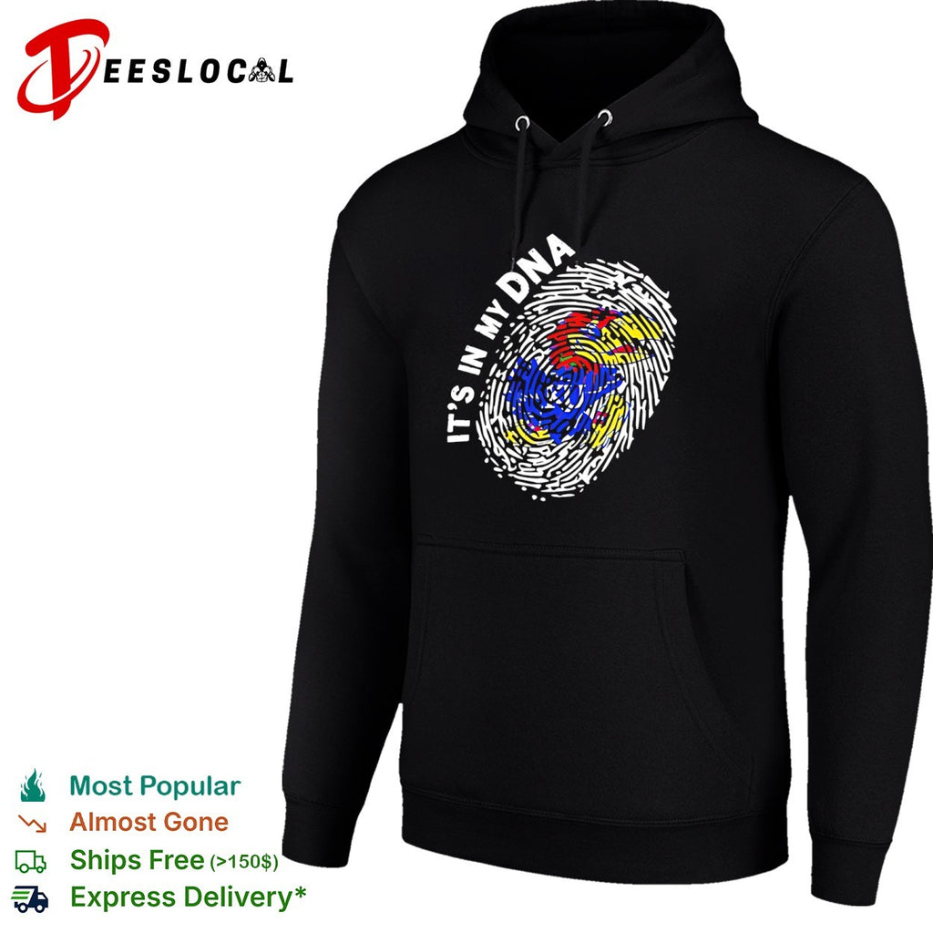 Kansas Jayhawks It is in My DNA Fingerprint Logo shirt