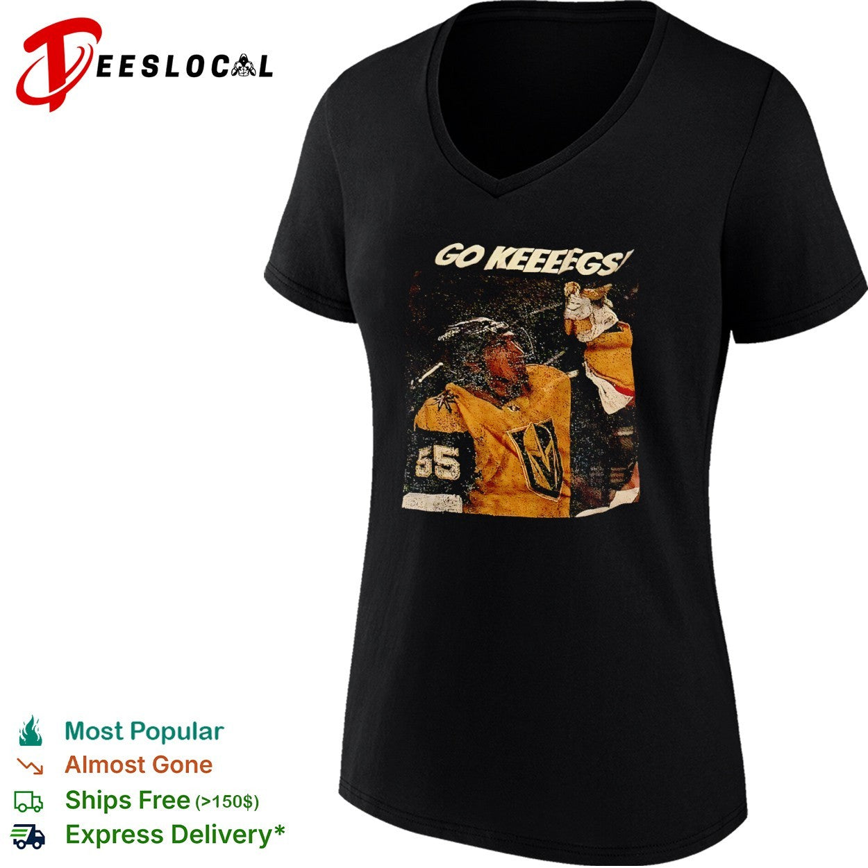 Keegan Kolesar Vegas Golden Knights NHL Go Keeeggs shirt