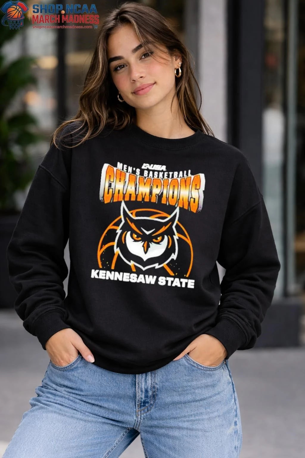 Kennesaw State Owls Champions C USA Men’s Basketball Tournament 2026 Mascot Shirt Kennesaw State Owls 2026
