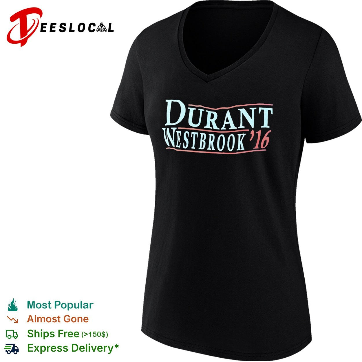 Kevin Durant Russell Westbrook 2016 vintage shirt