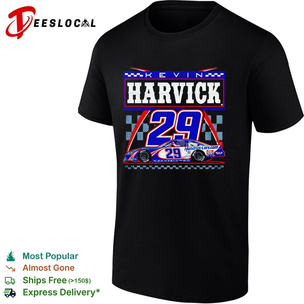 Kevin Harvick 29 Hendrick Carscom NASCAR Racing Team Racing shirt