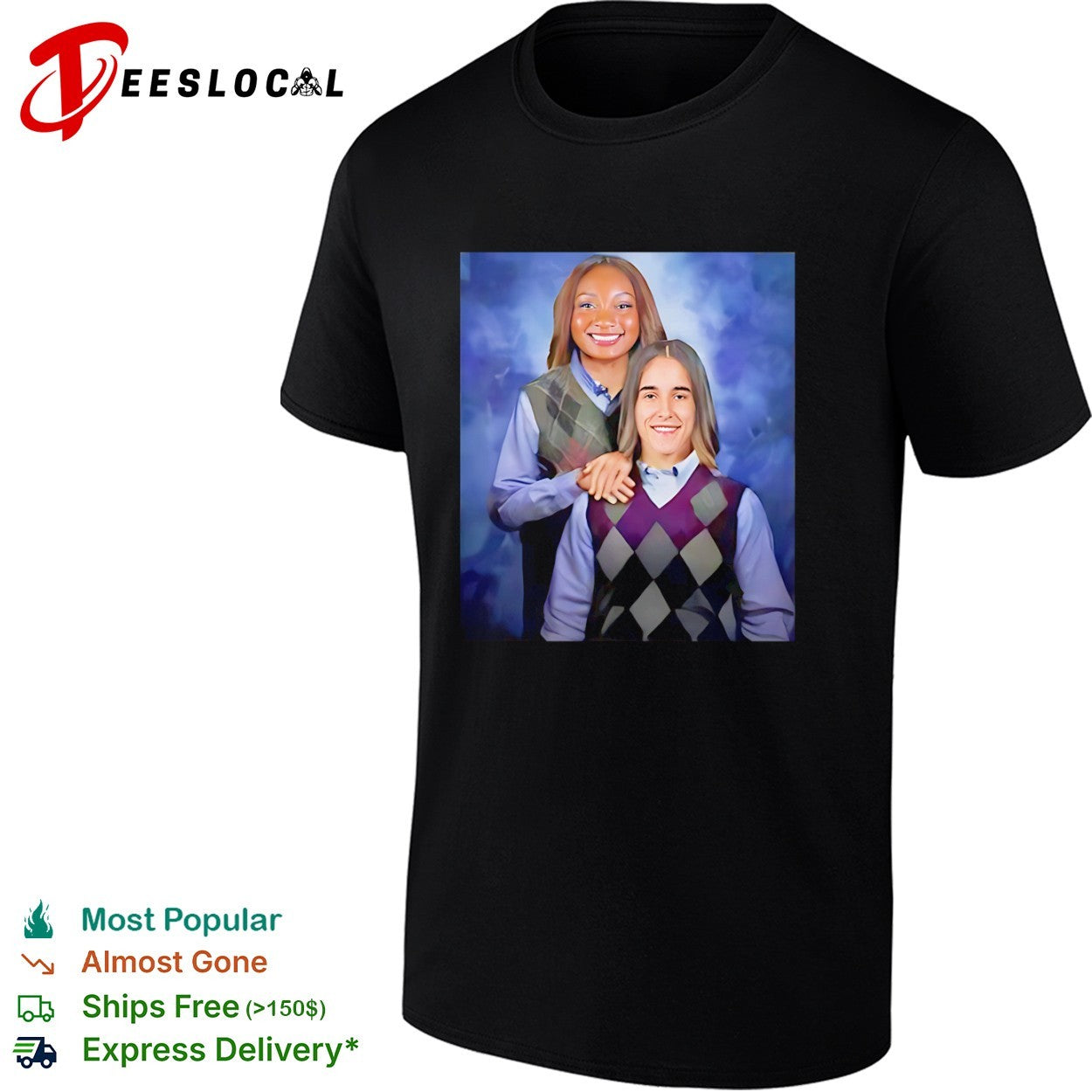 Kiki Iriafen and Sonia Citron Washington Mystics Step Brother shirt