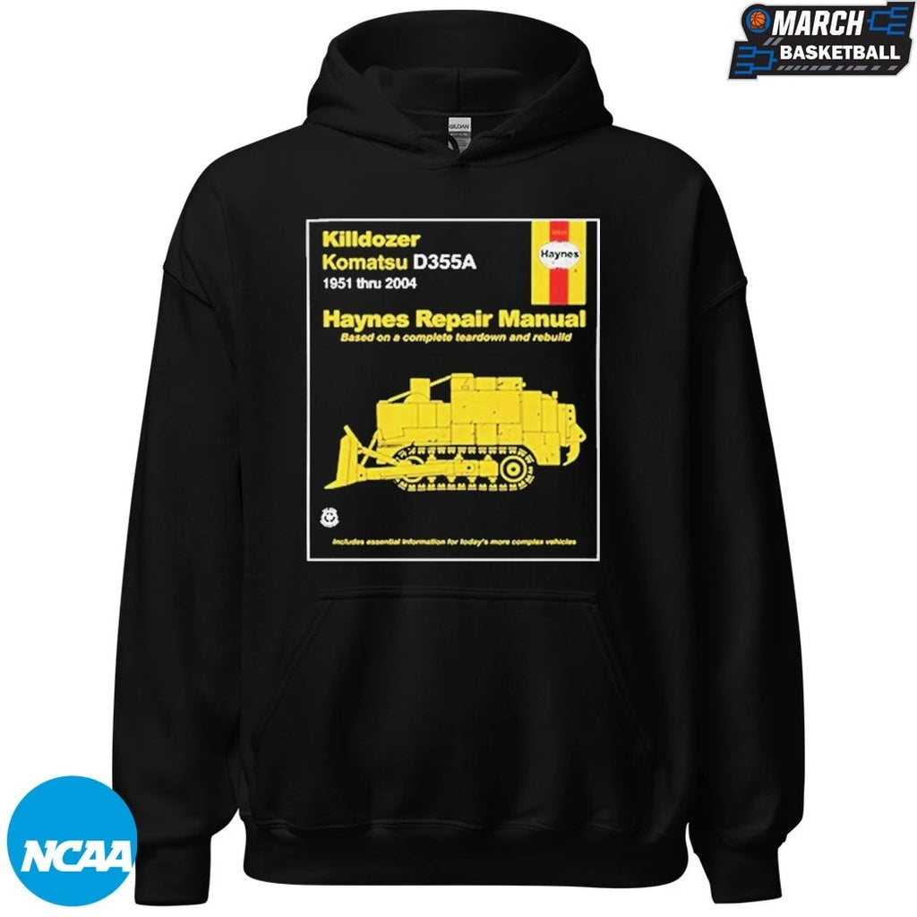 Killdozer Komatsu D355A Haynes Repair Manual T-Shirts