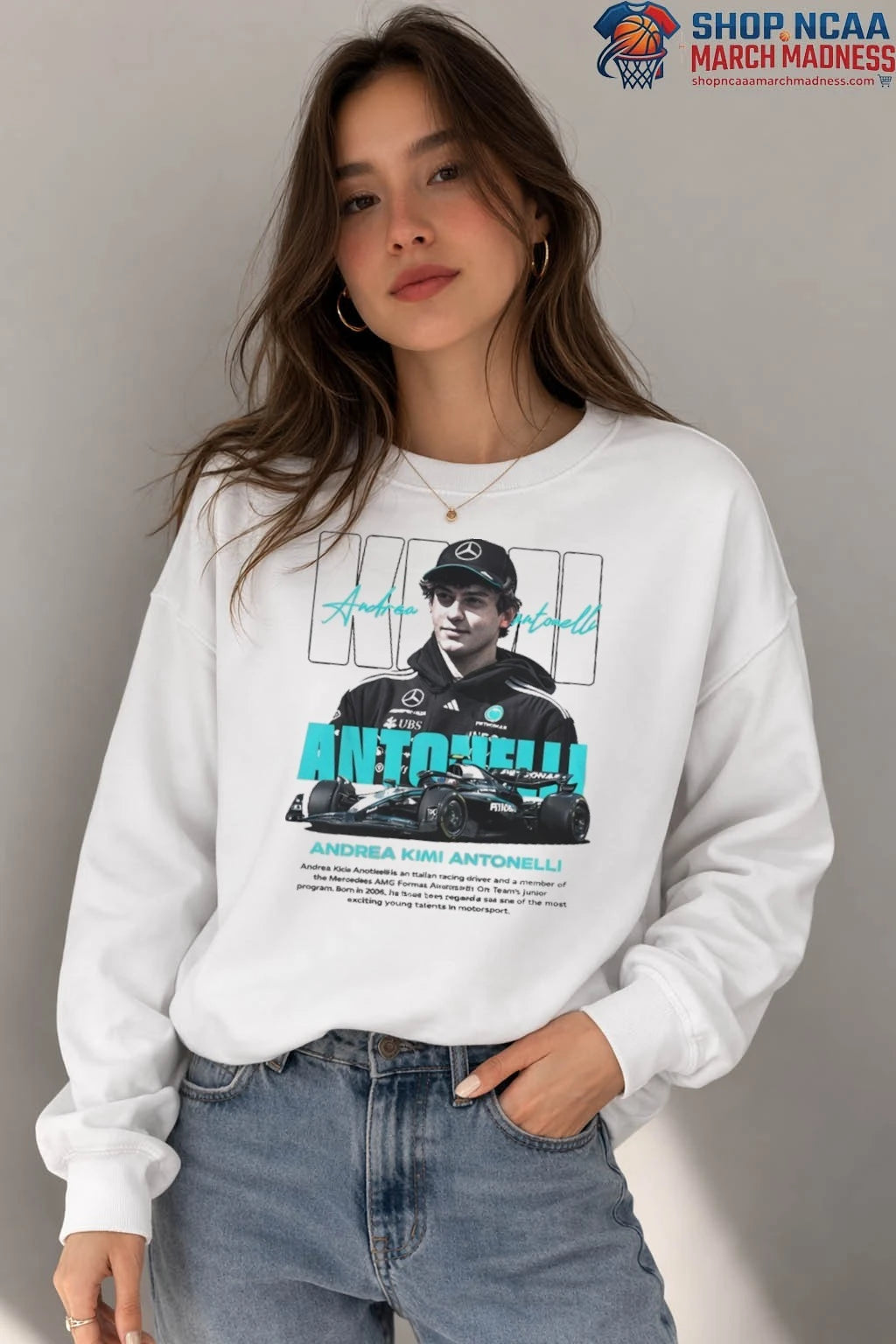 Kimi Antonelli Vintage Formula 1 Fan Merchandise Tshirt