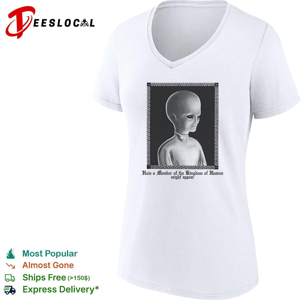 Kingdom of Heaven how a member might appear alien portrait shirt