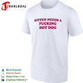 Kitten needs a fucking hot dog embroidered shirt