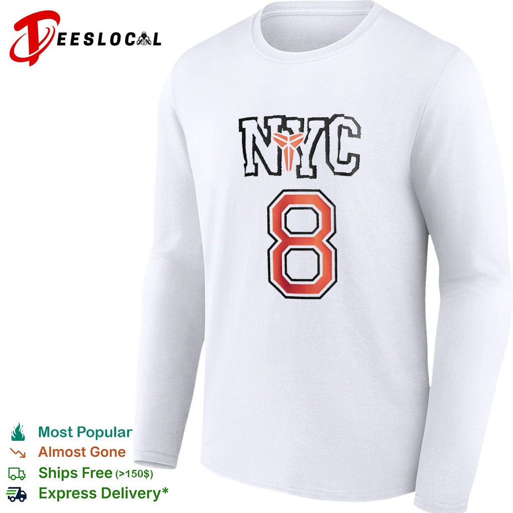 Kobe Bryant Los Angeles Lakers x NYC 8 basketball player shirt
